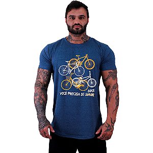 Camiseta Longline Masculina MXD Conceito MTB Você Precisa De Bike