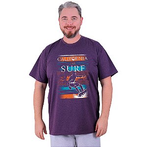 Camiseta Plus Size Tradicional Manga Curta MXD Conceito California The Surf