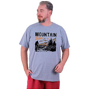 Camiseta Tradicional Estampada Plus Size Curta MXD Conceito MTB Mountain Bike