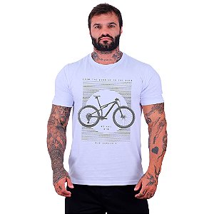 Camiseta Tradicional Masculina Manga Curta MXD Conceito MTB From The Sunnise The Dusk