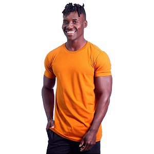 Camiseta Cotton Premium Tradicional fio 40.1 Elastano Masculina MXD Conceito Terracota Telha