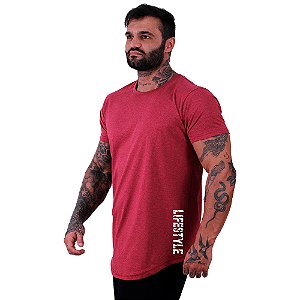 Camiseta Longline Masculina Estampa Lateral MXD Conceito Lifestyle