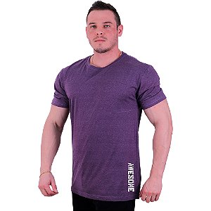 Camiseta Tradicional Estampa Lateral Manga Curta MXD Conceito Awesome