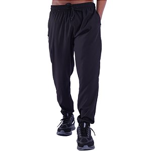 Calça De Tactel Com Elastano MXD Conceito Com Bolso Ziper Preto