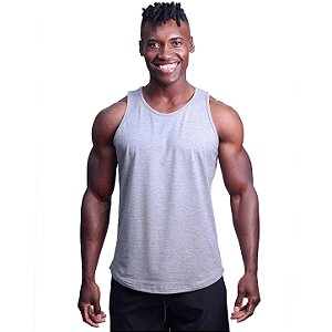 Regata Viscose Cavada Longline Masculina Premium MXD Conceito Mescla Tradicional