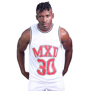Regata Basquete Dry Masculina MXD Conceito Strength Azul Marinho