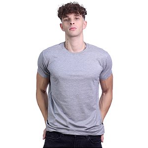 Camiseta Viscose Tradicional Premium Masculina MXD Conceito Mescla Tradicional