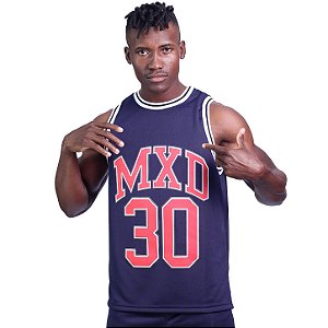 Regata Basquete Dry Masculina MXD Conceito MXD 30 Azul Marinho