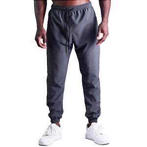 Calça De Tactel Com Elastano MXD Conceito Com Bolso Zíper Chumbo