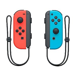 Controle Nintendo Joy-Con (Esquerdo e Direito) Vermelho/Azul - Switch