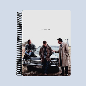 Caderno Supernatural A5- Branco