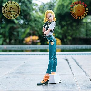 ANDROID 18 DRAGON BALL Z GLITTER & GLAMOURS VER.1 BANPRESTO 100% ORIGINAL LACRADA