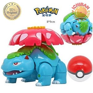 POKÉMON VENUSAUR ARTICULADO COM MASTERBALL 100% ORIGINAL LACRADO