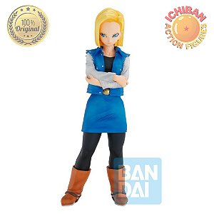 ANDROID 18 DRAGON BALL Z MASTERLISE ICHIBAN KUJI LETRA C BANDAI 100% ORIGINAL LACRADO