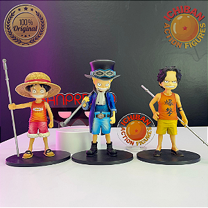 PACK LUFFY KID - ACE KID - SABO KID DXF BANPRESTO 100% ORIGINAL