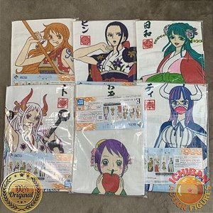 PACK 6 TOALHAS ICHIBAN KUJI ONE PIECE GIRLS COLLECTION KAIN  100% ORIGINAL LACRADO