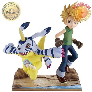 MATT E GABUMON BASE DIORAMA 100% ORIGINAL LACRADO