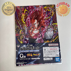 PASTA DUPLA VEGETA XENO E GOGETA XENO SSJ4 DRAGON BALL HEROES  ICHIBAN KUJI 100% ORIGINAL LACRADO