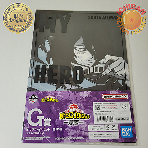 PASTA DUPLA ERASER HEAD AIZAWA E GIRLS MY HERO ACADEMIA LETRA G ICHIBAN KUJI 100% ORIGINAL LACRADO