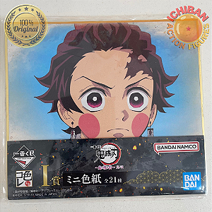 PÔSTER CAPA DURA TANJIRO VER. MENINA DEMON SLAYER ICHIBAN KUJI 100% ORIGINAL LACRADO
