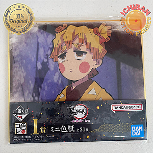 PÔSTER CAPA DURA ZENITSU VER. MENINA DEMON SLAYER ICHIBAN KUJI 100% ORIGINAL LACRADO