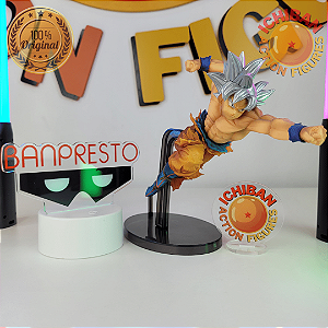 SON GOKU ULTRA INSTINTO DRAGON BALL SUPER HEROES BWFC BANPRESTO 100% ORIGINAL SEM CAIXA