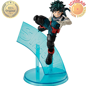 IZUKU MIDORIYA DEKU MY HERO ACADEMIA STYLING EFEITO VERDE BANPRESTO 100% ORIGINAL LACRADO