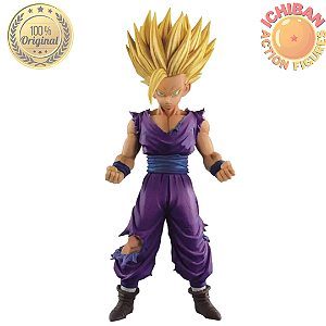 GOHAN KID SSJ2 MASTER STAR PIECE FAIXA AZUL BANPRESTO 100% ORIGINAL COM CAIXA