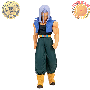 TRUNKS FORMA BASE CABELO GRANDE DRAGON BALL Z SOLID EDGE WORKS BANPRESTO 100% ORIGINAL LACRADO