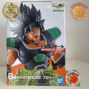 BROLY IKARI MASTERLISE HISTORY OF RIVALS ICHIBAN KUJI BANDAI LETRA B 100% ORIGINAL LACRADO
