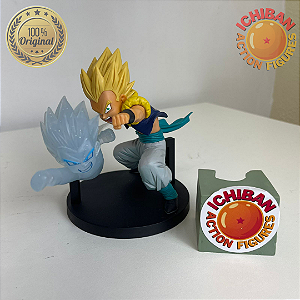 GOTENKS SSJ COM FANTASMA DRAGON BALL Z GX MATERIA BANPRESTO 100% ORIGINAL SEM CAIXA