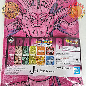 TOALHA SHEN LONG VERMELHO DRAGON BALL GT DB VS OMNIBUS LETRA J ICHIBAN KUJI 100% ORIGINAL LACRADO