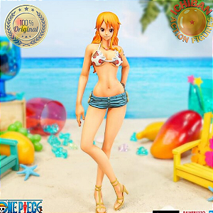 NAMI ONE PIECE GLITTER & GLAMOURS BANPRESTO 100% ORIGINAL LACRADO