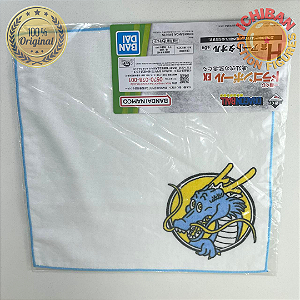 TOALHA SHEN LONG AZUL DRAGON BALL LETRA H ICHIBAN KUJI 100% ORIGINAL LACRADO