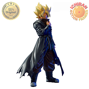 BARDOCK SSJ DRAGON BALL HEROES 4TH MISSION WARRIOR IN BLACK MASTERLISE ICHIBAN KUJI LETRA B BANDAI 100% ORIGINAL LACRADO