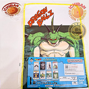 TOALHA PORUNGA DRAGON BALL Z BATTLE ON PLANET NAMEK LETRA I ICHIBAN KUJI 100% ORIGINAL LACRADO