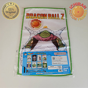 TOALHA GRANDE PATRIARCA DRAGON BALL Z BATTLE ON PLANET NAMEK LETRA I ICHIBAN KUJI 100% ORIGINAL LACRADO