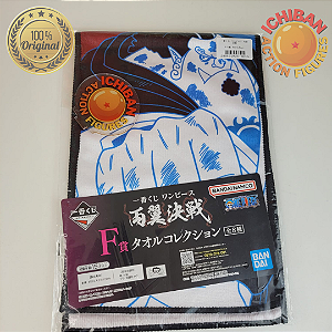 TOALHA JINBE E WHO'S WHO ONE PIECE BOTH WINGS DECIDING MATCH LETRA F ICHIBAN KUJI 100% ORIGINAL LACRADO