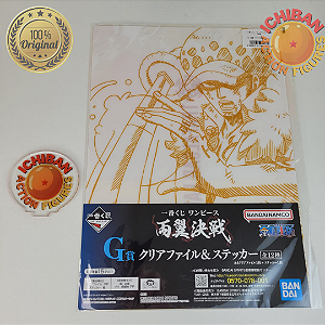 PASTA TRAFALGAR LAW ONE PIECE ICHIBAN KUJI LETRA G 100% ORIGINAL LACRADO