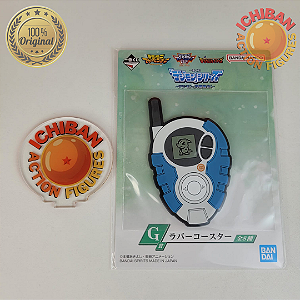 PORTA COPO DIGIVICE DIGIMON LETRA G ICHIBAN KUJI 100% ORIGINAL LACRADO