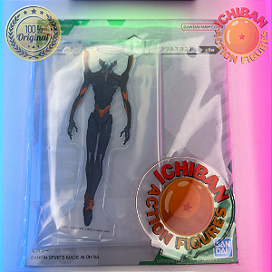 ACRÍLICO EVA 06 NEON GENESIS EVANGELION LETRA F ICHIBAN KUJI 100% ORIGINAL LACRADO