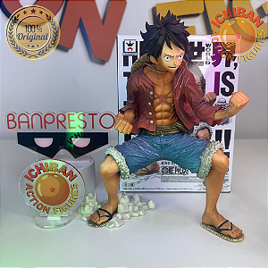 MONKEY D. LUFFY PUNHOS CERRADOS ONE PIECE KING OF ARTIST BANPRESTO 100% ORIGINAL COM CAIXA