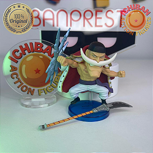 BARBA BRANCA ONE PIECE WCF BANPRESTO 100% ORIGINAL SEM CAIXA