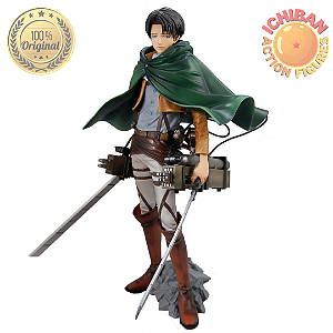 LEVI ACKERMAN ATTACK ON TITAN MASTER STAR PIECE COM DMT BANPRESTO 100% ORIGINAL LACRADO