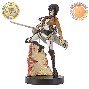 MIKASA ACKERMAN ATTACK ON TITAN FURYU 100% ORIGINAL COM CAIXA