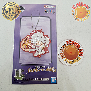 CHAVEIRO LUFFY GEAR 5 VERMELHO ONE PIECE LETRA H ICHIBAN KUJI 100% ORIGINAL LACRADO