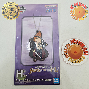 CHAVEIRO DRAKE VINHO ONE PIECE LETRA H ICHIBAN KUJI 100% ORIGINAL LACRADO