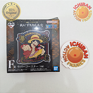 PORTA COPO ALEATÓRIO ONE PIECE LETRA F ICHIBAN KUJI 100% ORIGINAL LACRADO