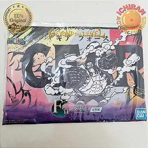 TOALHA LUFFY GEAR 4 ONE PIECE BEYOND THE LEVEL LETRA F ICHIBAN KUJI 100% ORIGINAL LACRADO