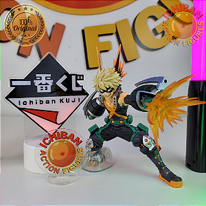 KATSUKI BAKUGO GOD DYNAMIGHT MY HERO ACADEMIA ULTRA IMPACT ICHIBAN KUJI LETRA B BANDAI 100% ORIGINAL SEM CAIXA